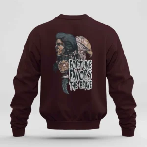 Fortune Favours The Brave || Premium Streetwear Sweatshirt ||
