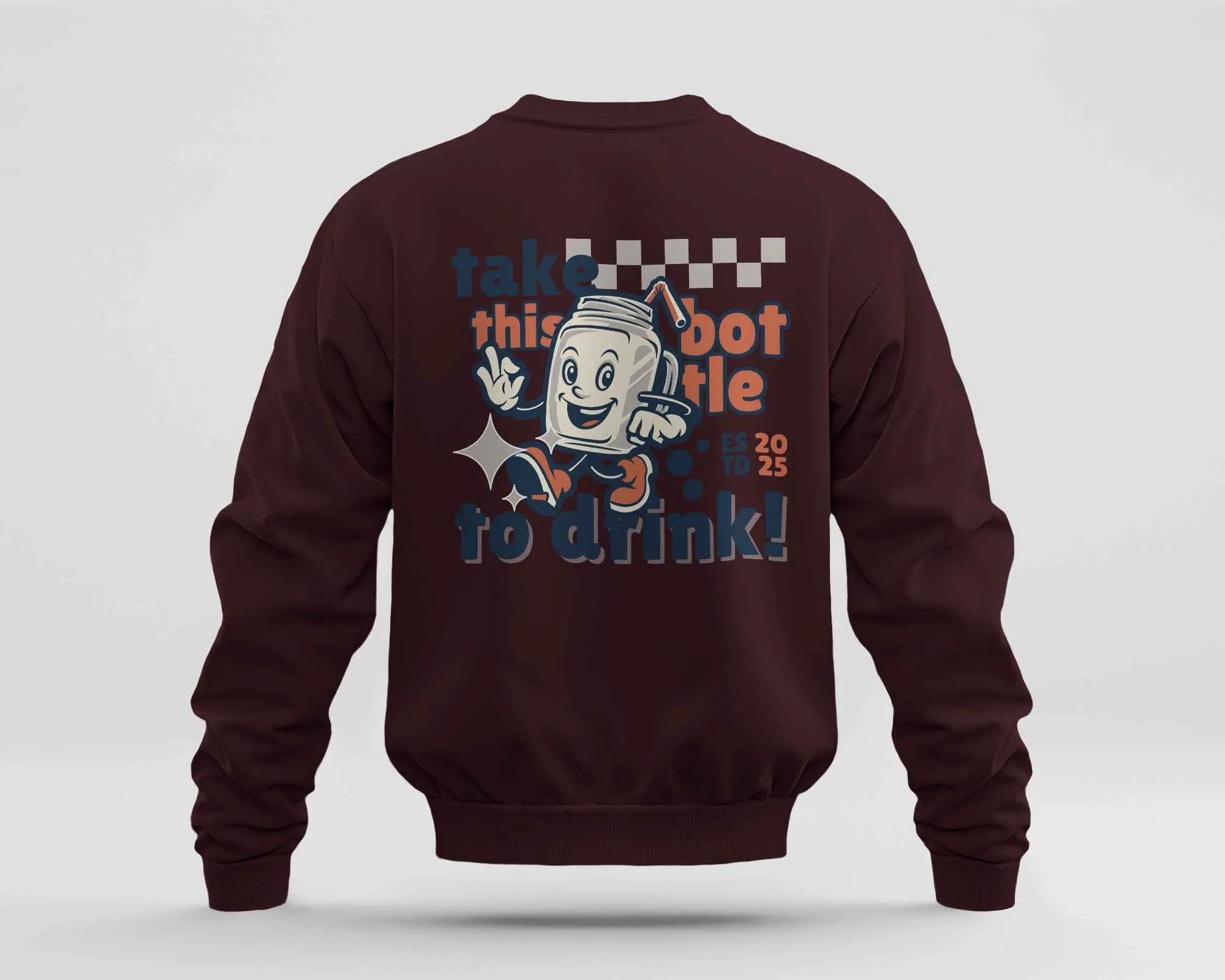 Take this Bottle to Drink Funny Quote || Premium Streetwear Oversized Sweatshirt || - Image 35