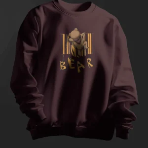 Barcode Bear Buddy || Premium Streetwear Sweatshirt ||