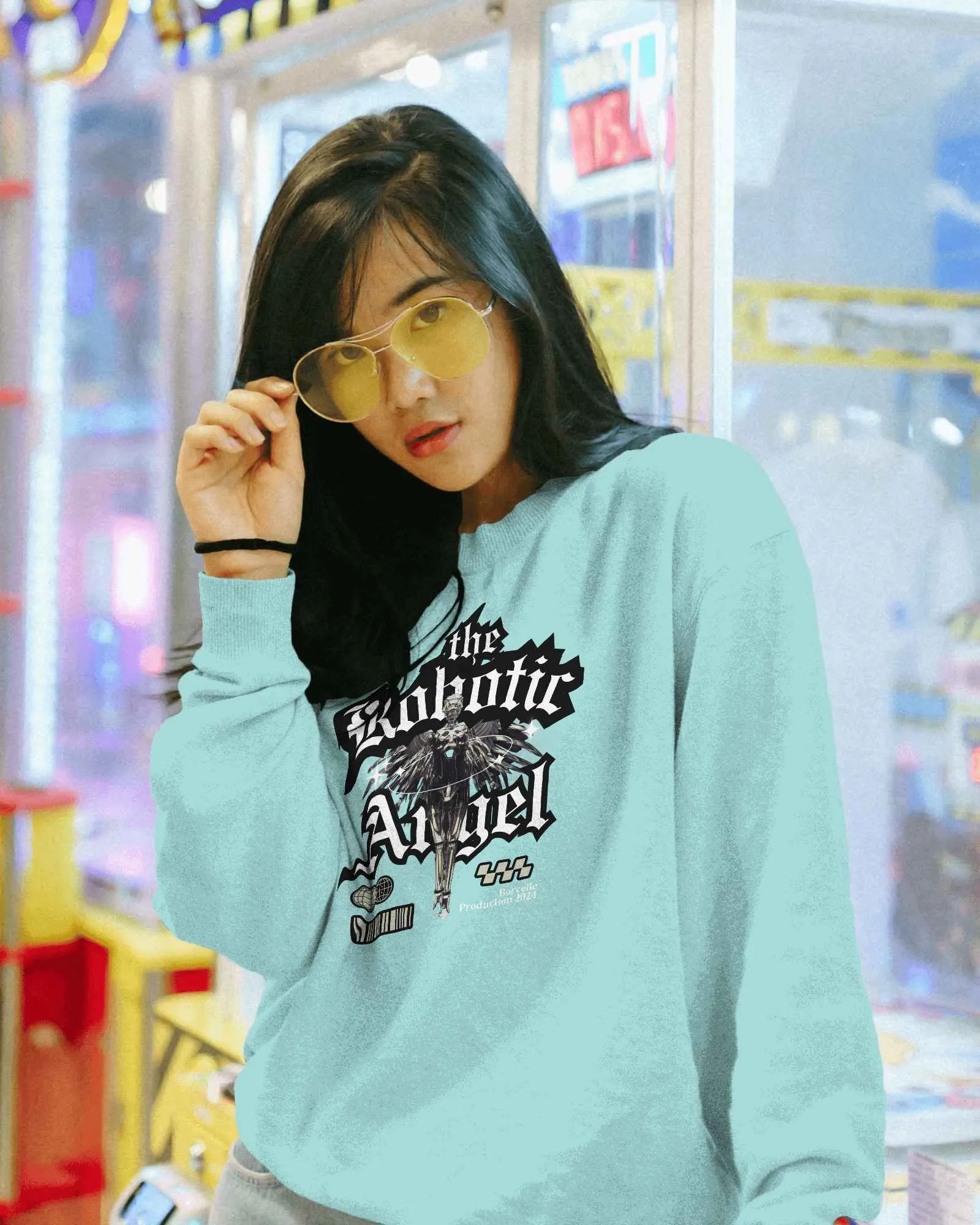 The Robotic Angel || Premium Streetwear Sweatshirt - Image 39