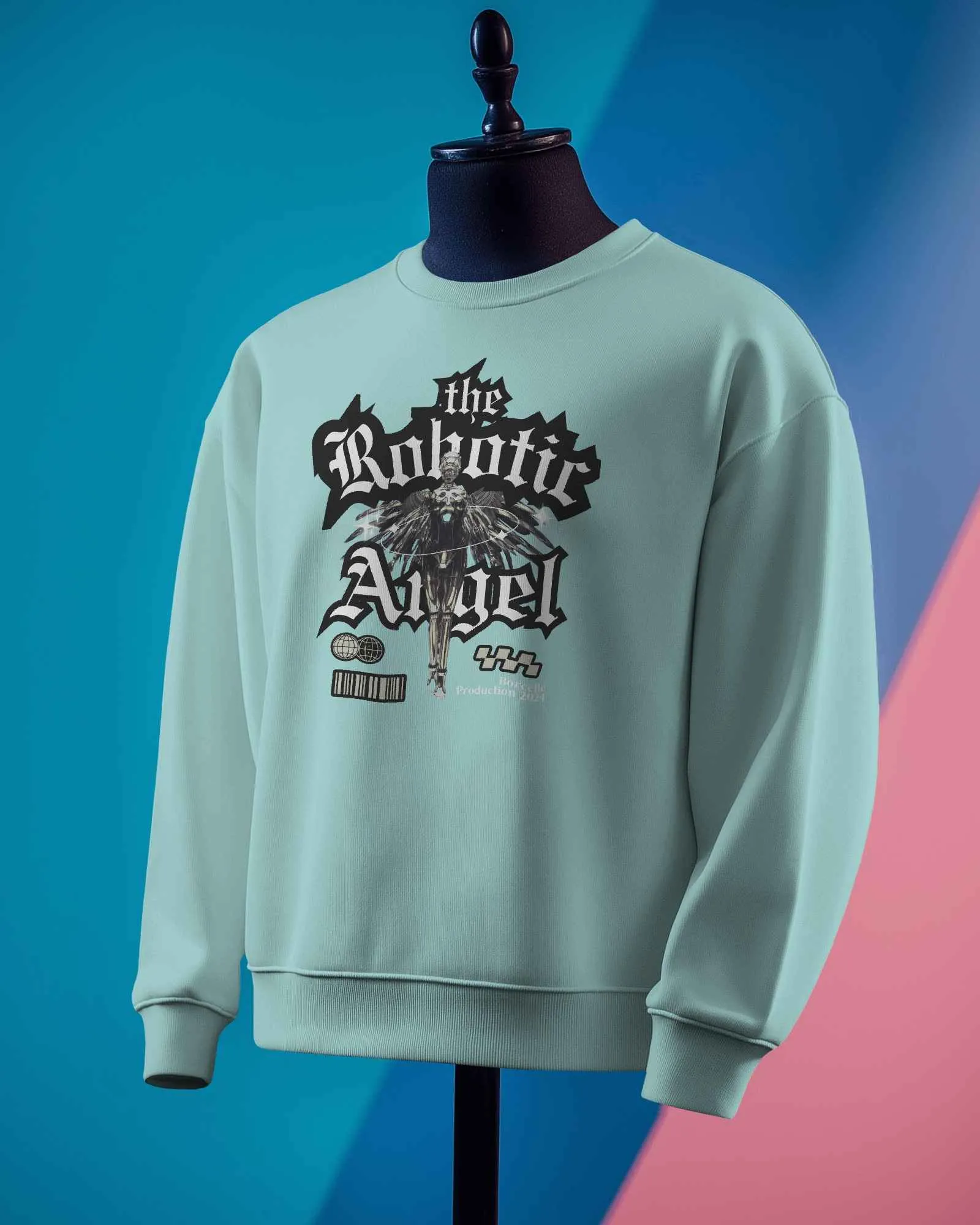 The Robotic Angel || Premium Streetwear Sweatshirt - Image 40