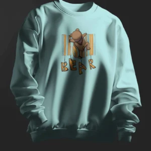 Barcode Bear Buddy || Premium Streetwear Sweatshirt ||