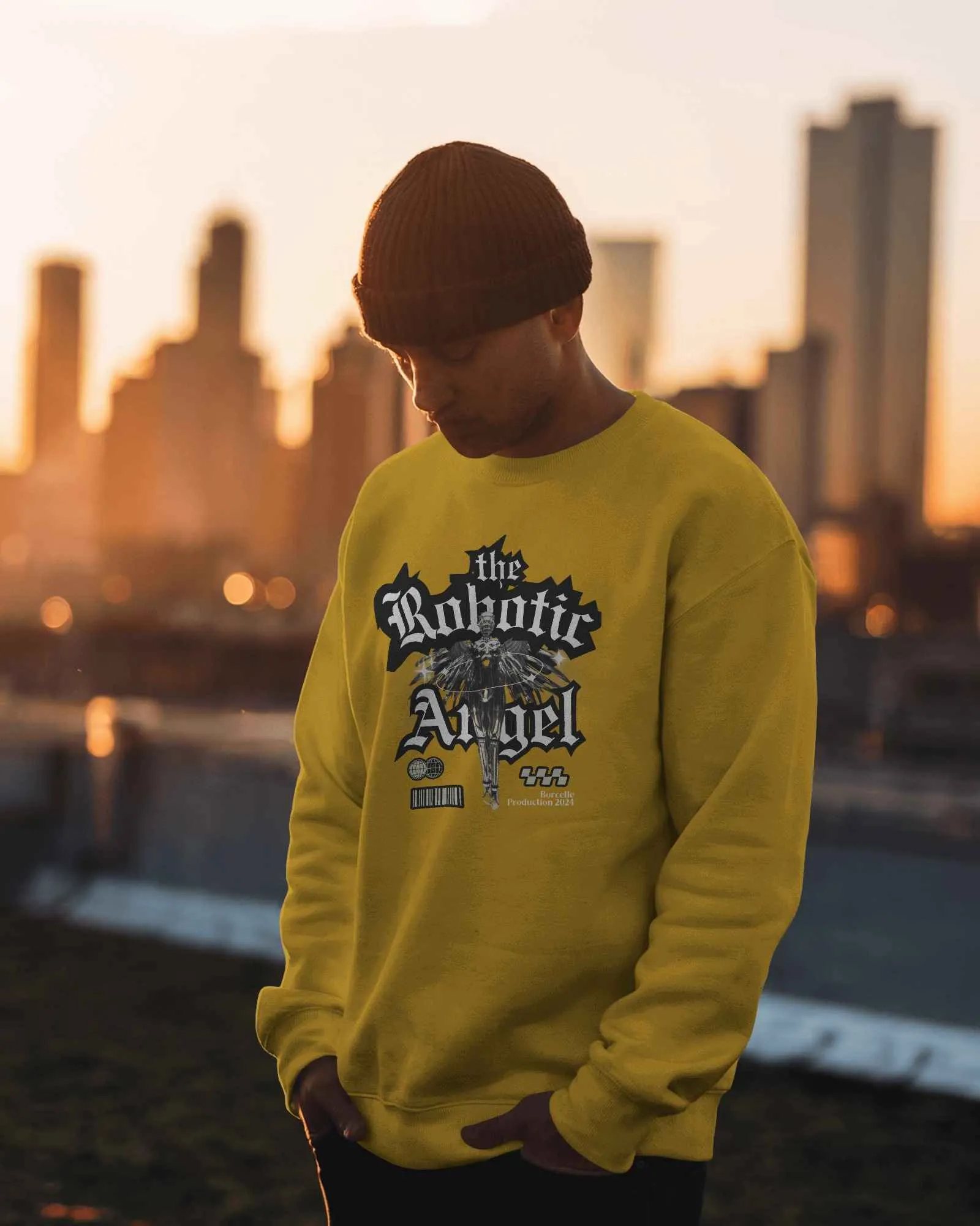 The Robotic Angel || Premium Streetwear Sweatshirt - Image 42