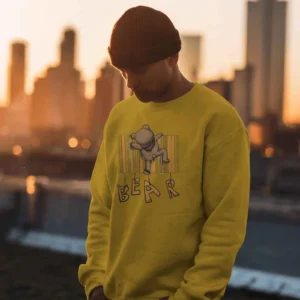 Barcode Bear Buddy || Premium Streetwear Sweatshirt ||