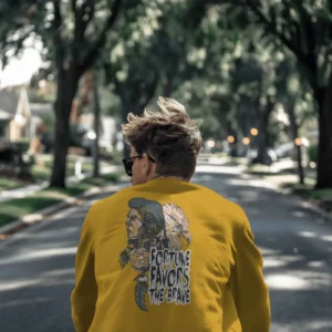 Fortune Favours The Brave || Premium Streetwear Sweatshirt ||