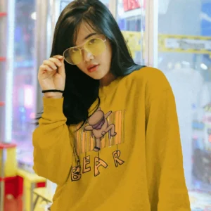 Barcode Bear Buddy || Premium Streetwear Sweatshirt ||