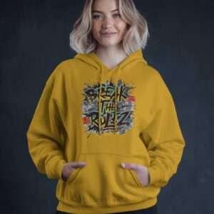 Break The Rulez || Premium Streetwear Hooded Sweatshirt ||