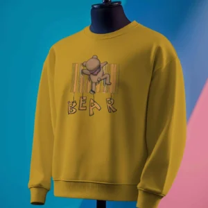 Barcode Bear Buddy || Premium Streetwear Sweatshirt ||