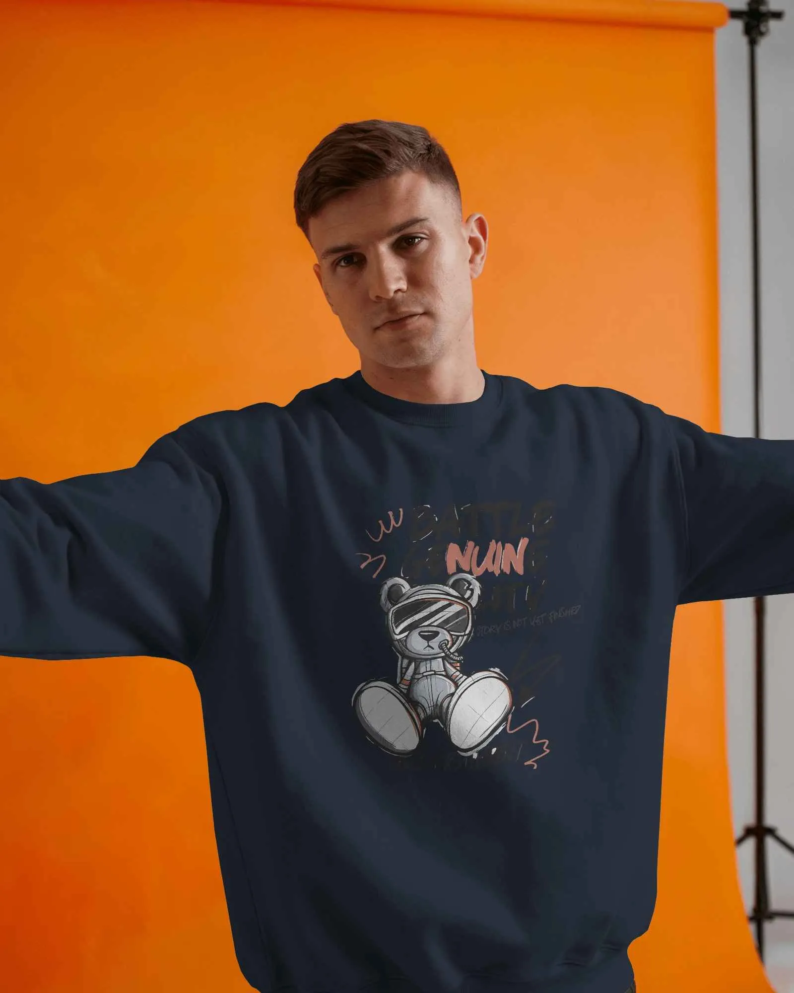 Battle Bear || Premium Streetwear Oversized Sweatshirt || - Image 29