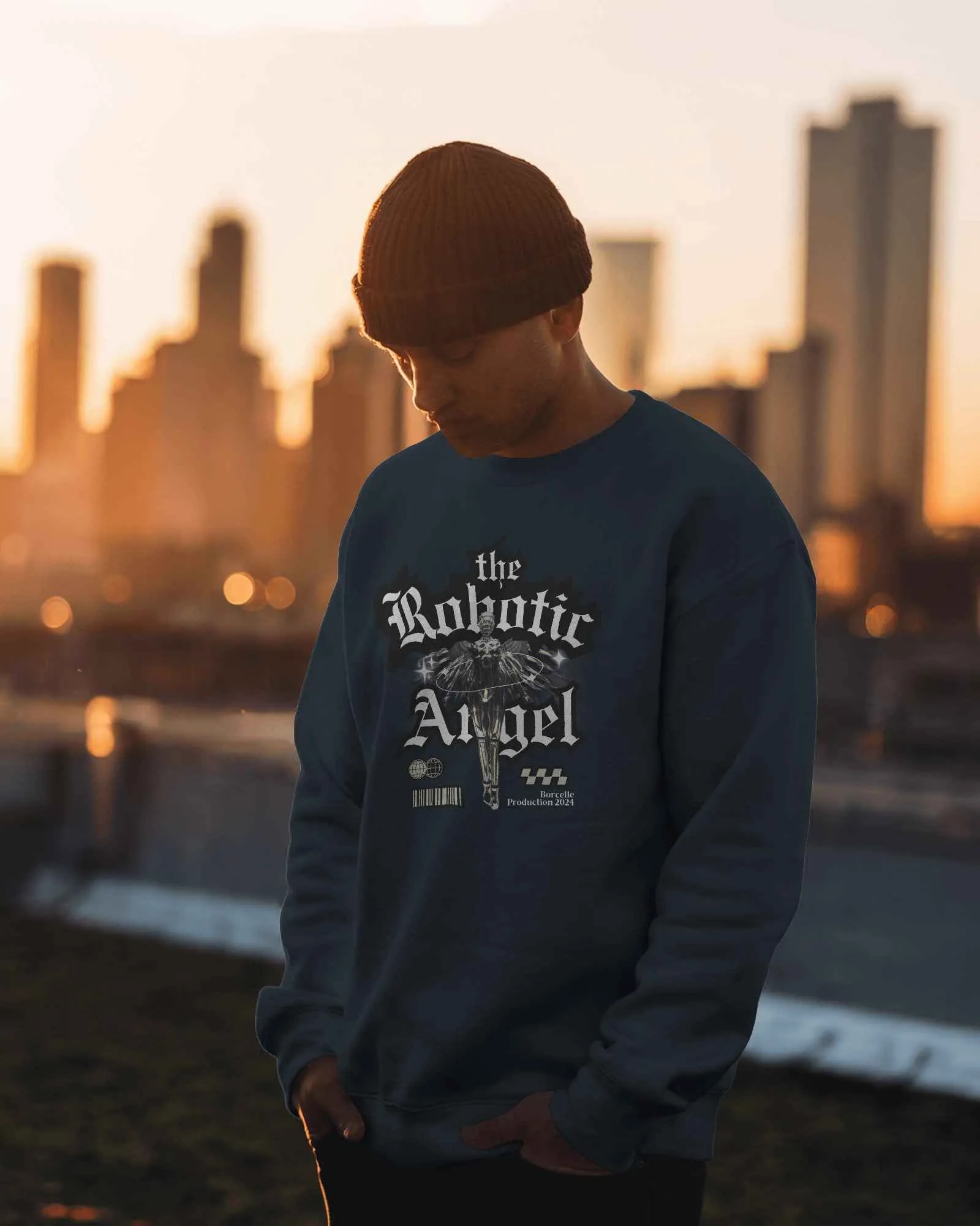 The Robotic Angel || Premium Streetwear Sweatshirt - Image 49