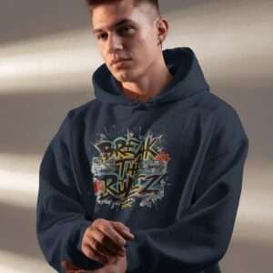 Break The Rulez || Premium Streetwear Hooded Sweatshirt ||