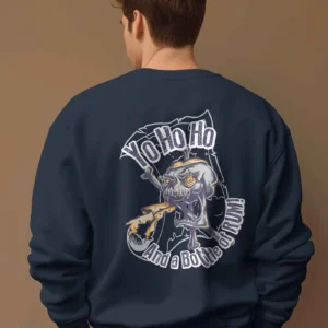 Skull Rum Raider Yo! Ho! Ho!! || Premium Streetwear Oversized Sweatshirt ||