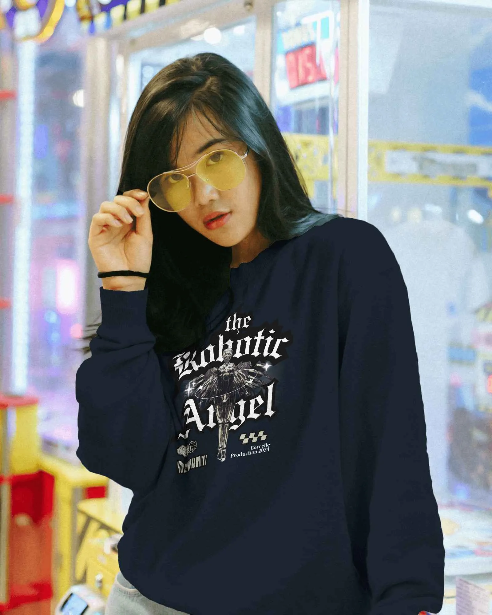 The Robotic Angel || Premium Streetwear Sweatshirt - Image 52