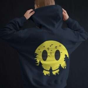 Smilely SunForest || Streetwear Premium Hooded Sweatshirt ||
