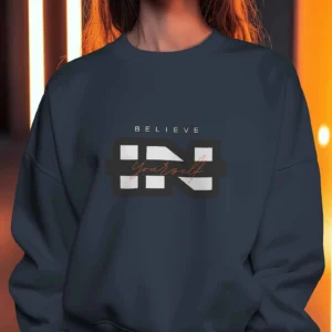 Believe In Yourself Quote || Premium Streetwear Oversized Sweatshirt ||