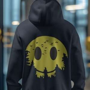 Smilely SunForest || Streetwear Premium Hooded Sweatshirt ||