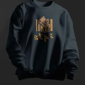Barcode Bear Buddy || Premium Streetwear Sweatshirt ||