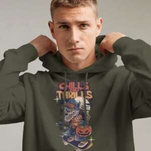 Chills and Thrills || Premium Hooded Sweatshirt ||
