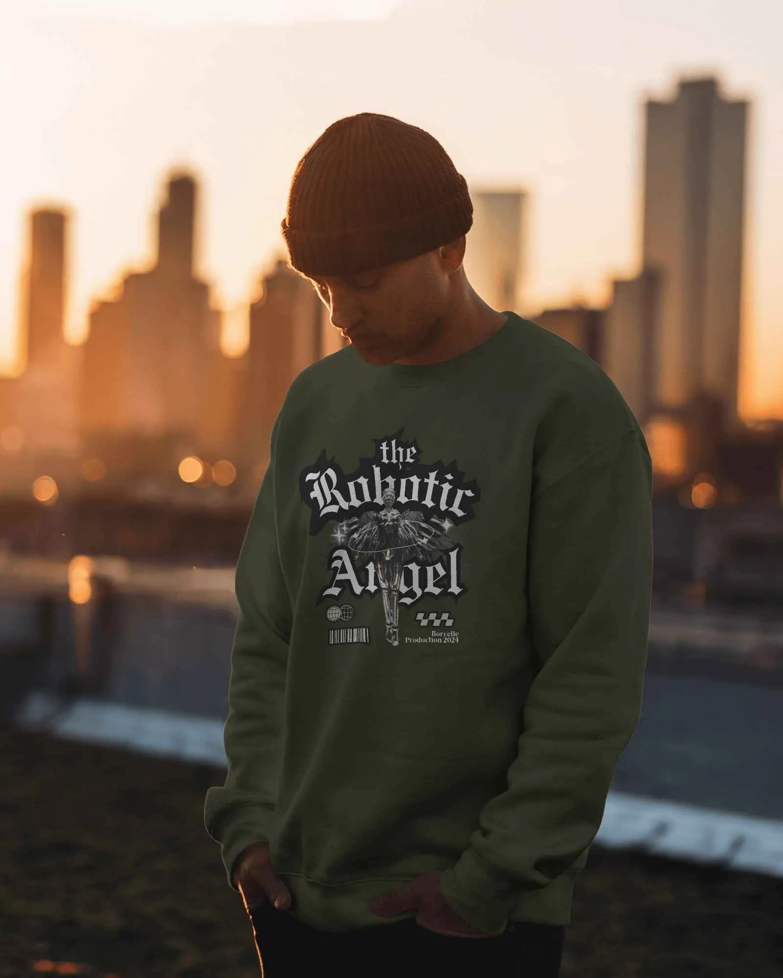 The Robotic Angel || Premium Streetwear Sweatshirt - Image 56