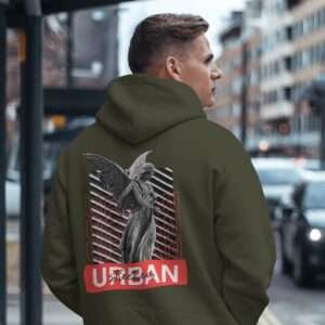 Urban Angel Streetwear || Premium Streetwear Hooded Sweatshirt ||