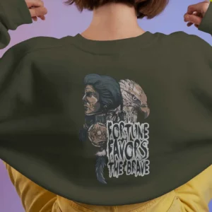 Fortune Favours The Brave || Premium Streetwear Sweatshirt ||