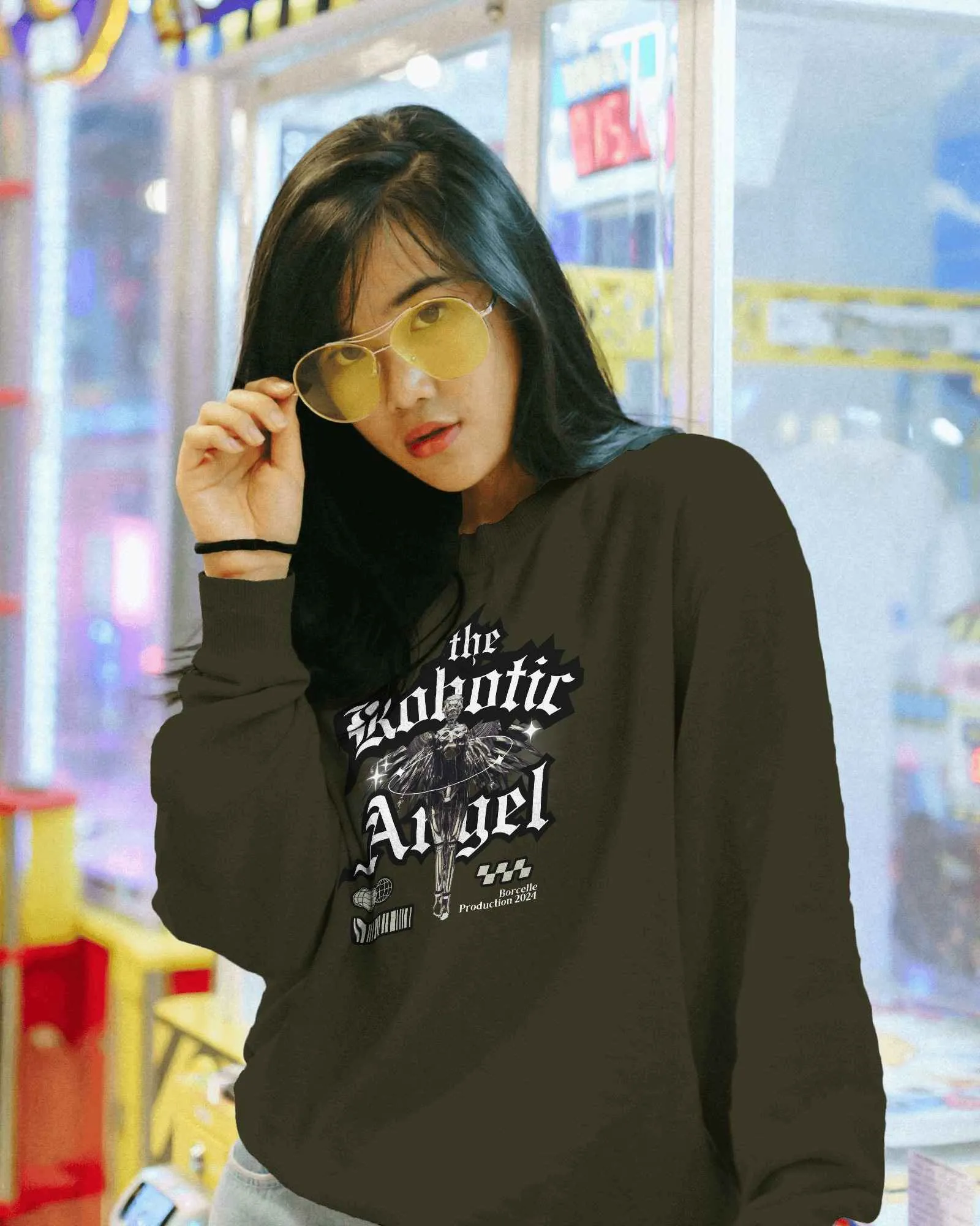 The Robotic Angel || Premium Streetwear Sweatshirt - Image 60