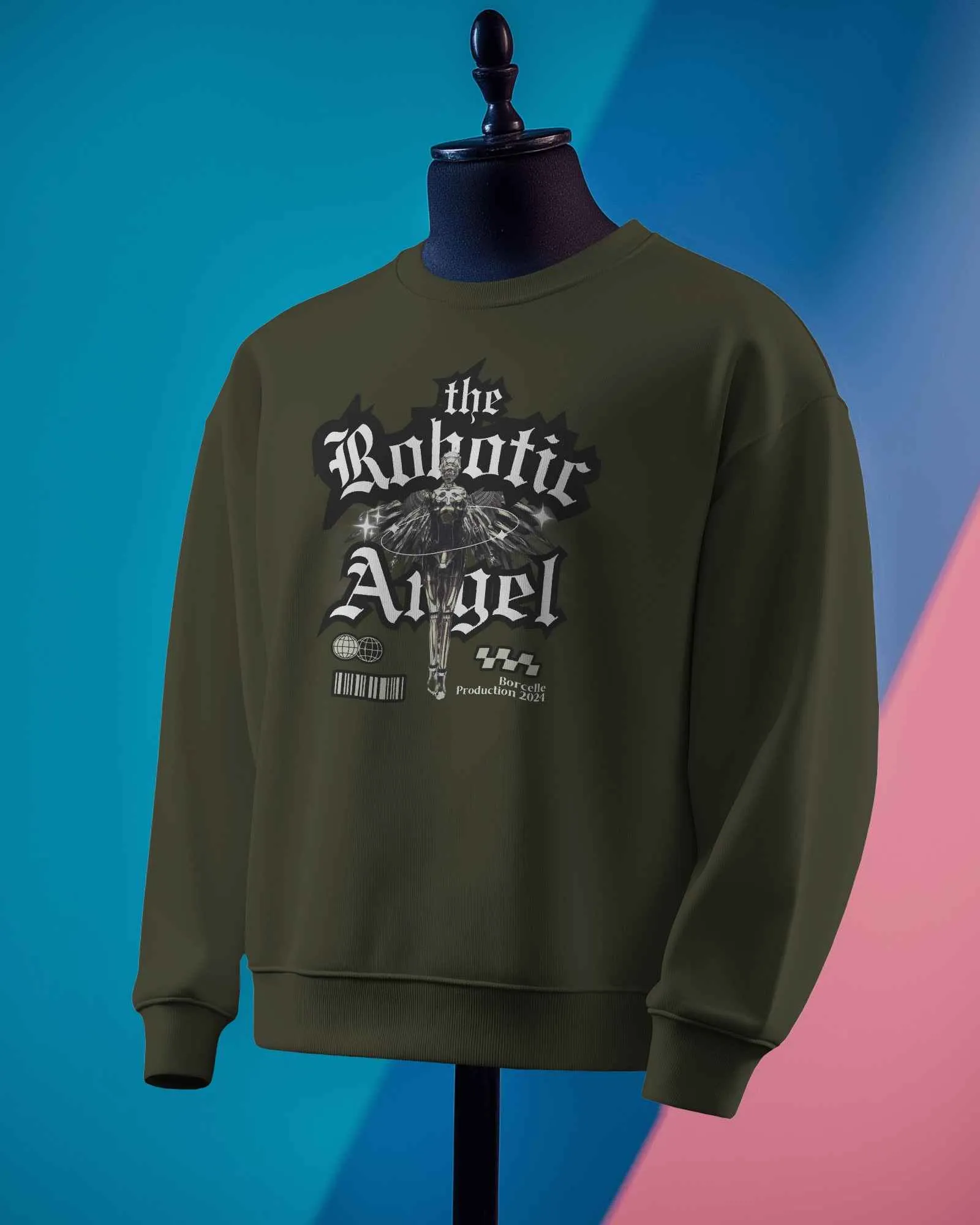 The Robotic Angel || Premium Streetwear Sweatshirt - Image 61