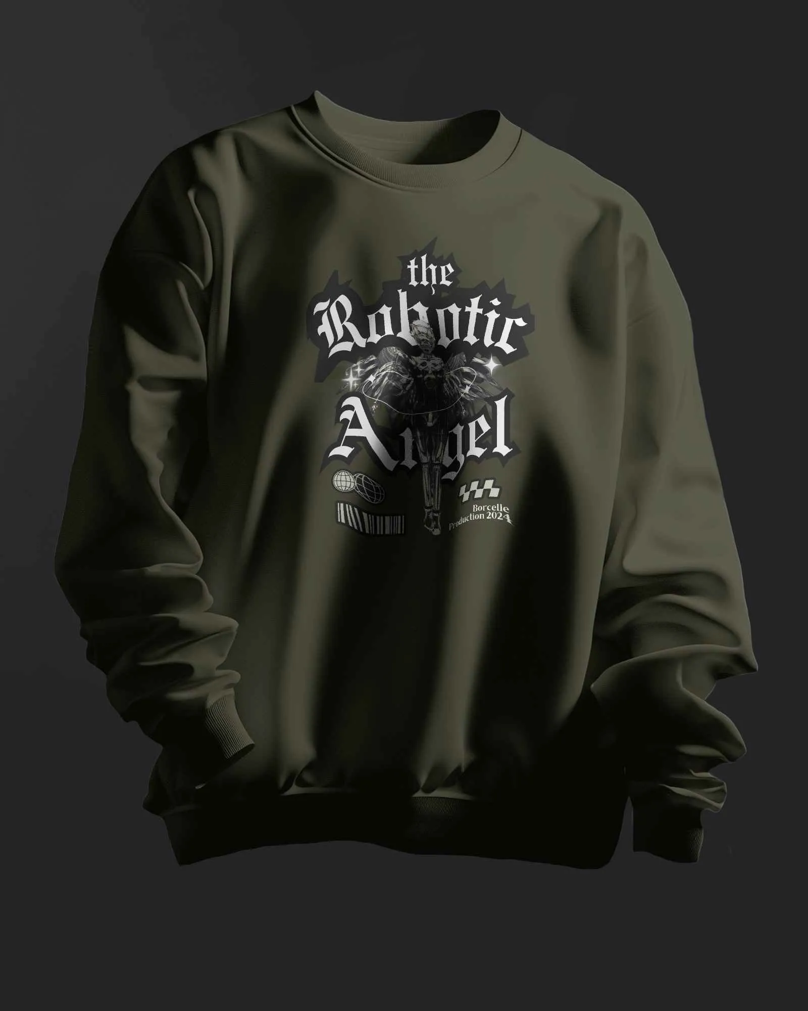 The Robotic Angel || Premium Streetwear Sweatshirt - Image 62
