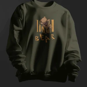 Barcode Bear Buddy || Premium Streetwear Sweatshirt ||