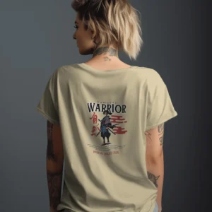 Samurai The Warrior || Premium Streetwear Supima Half T-shirt ||
