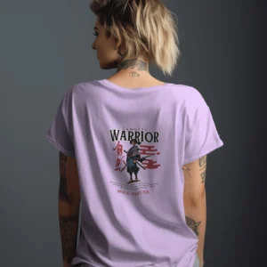 Samurai The Warrior || Premium Streetwear Supima Half T-shirt ||
