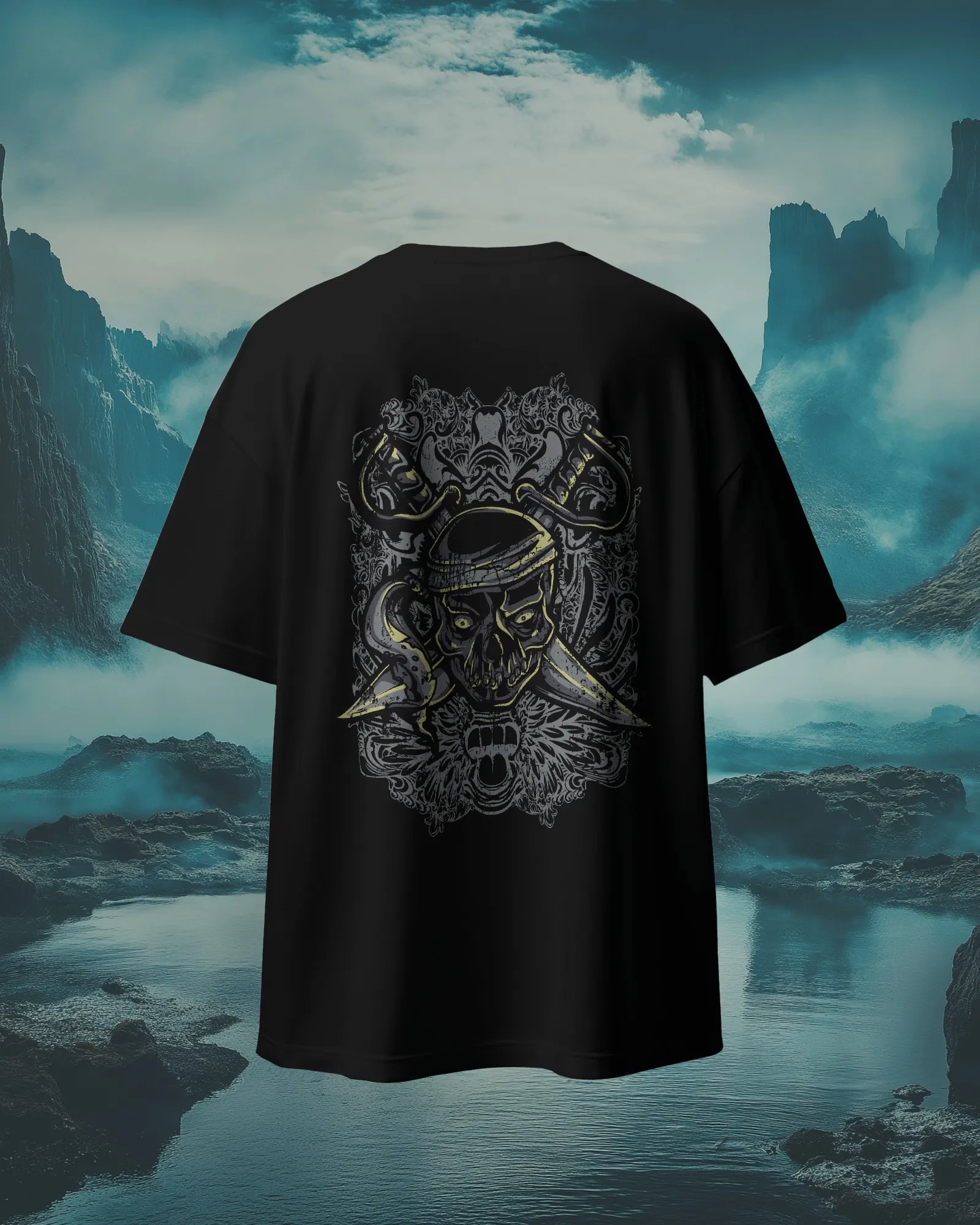 Skull Sovereign || Premium Streetwear Oversized T-shirt || - Image 3
