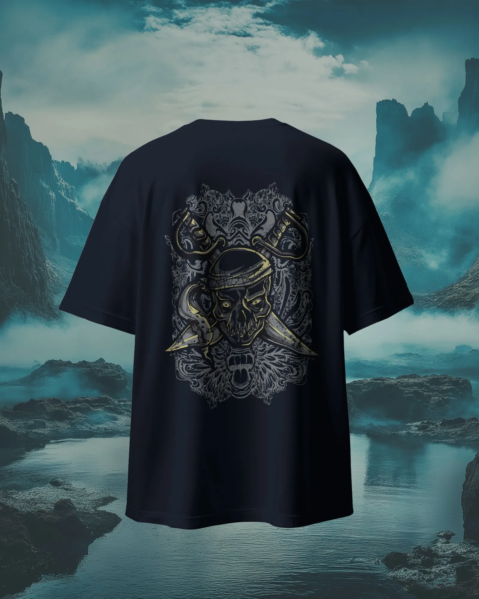 Skull Sovereign || Premium Streetwear Oversized T-shirt || - Image 9