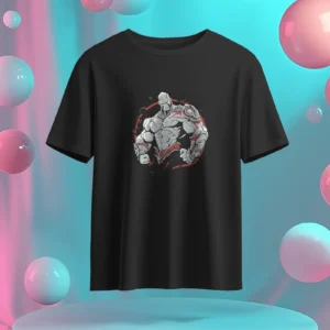 The Invincible Warrior || Premium Streetwear Supima Half T-shirt ||