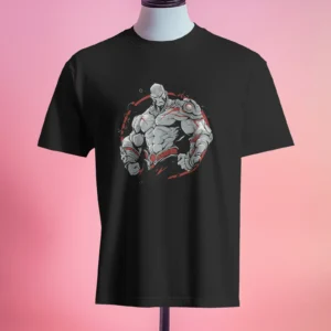 The Invincible Warrior || Premium Streetwear Supima Half T-shirt ||