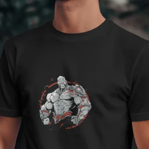 The Invincible Warrior || Premium Streetwear Supima Half T-shirt ||