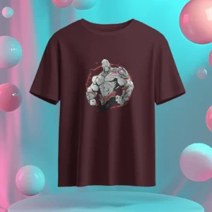 The Invincible Warrior || Premium Streetwear Supima Half T-shirt ||