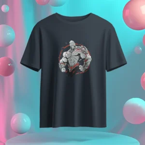 The Invincible Warrior || Premium Streetwear Supima Half T-shirt ||