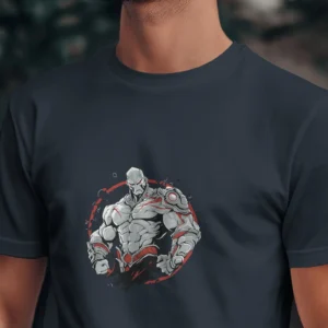 The Invincible Warrior || Premium Streetwear Supima Half T-shirt ||