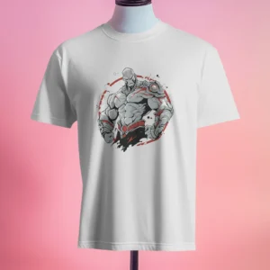 The Invincible Warrior || Premium Streetwear Supima Half T-shirt ||
