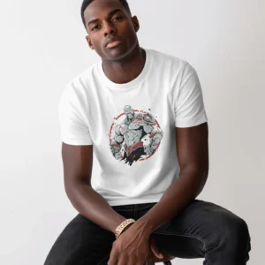 The Invincible Warrior || Premium Streetwear Supima Half T-shirt ||