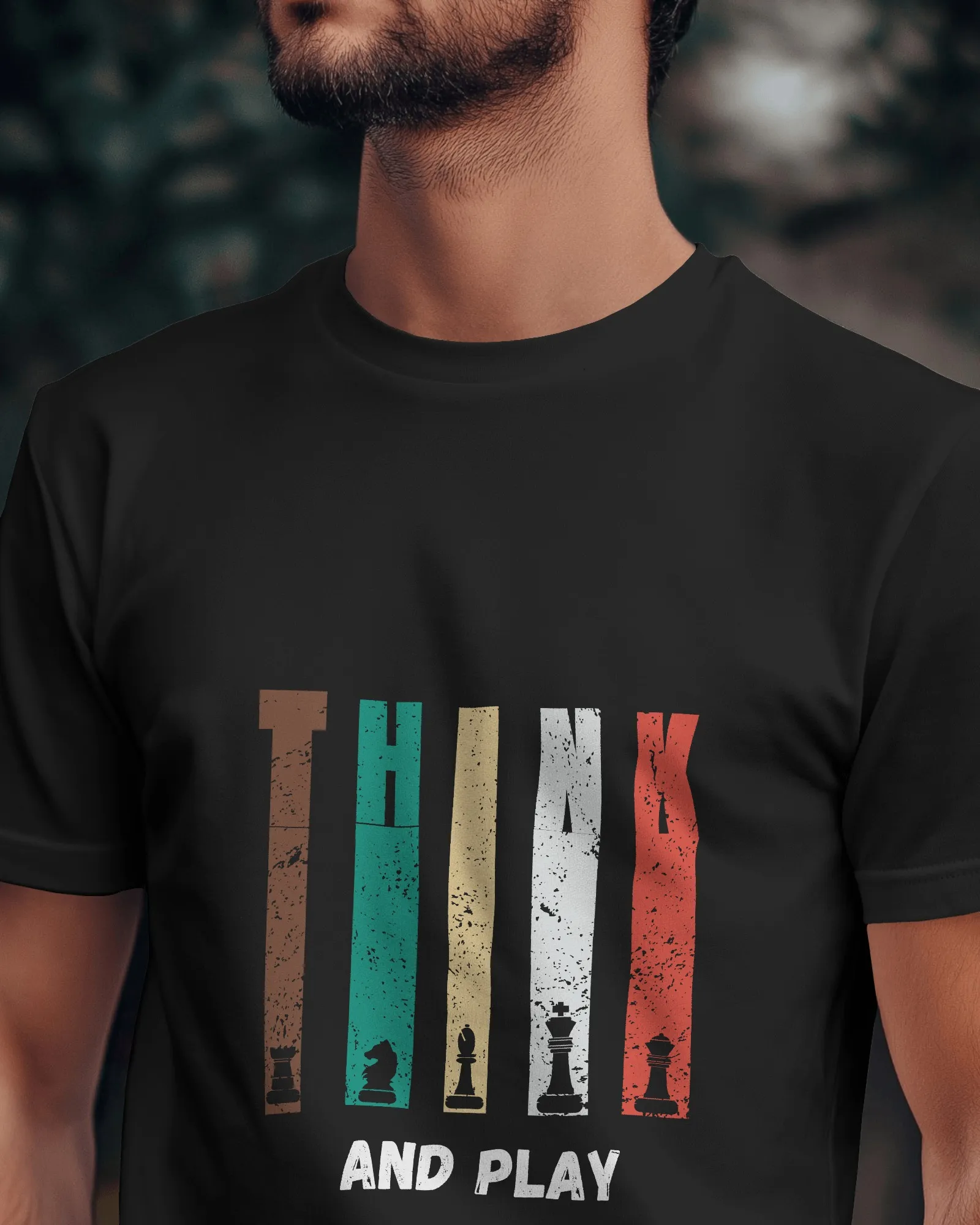 Think and Play || Premium Streetwear Supima Half T-shirt || - Image 6