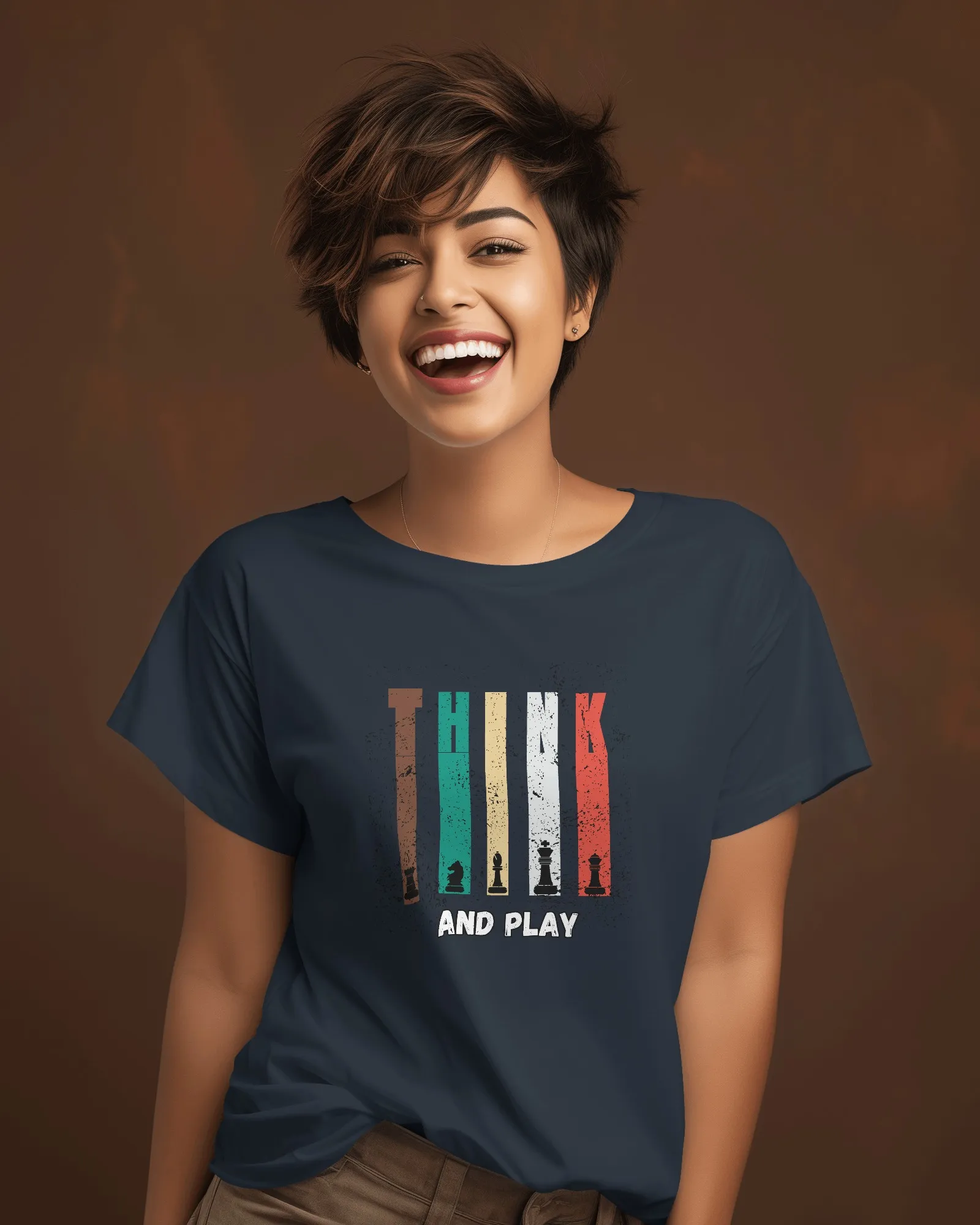 Think and Play || Premium Streetwear Supima Half T-shirt || - Image 21