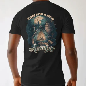 Time for a New Adventure || Premium Streetwear Supima Half T-shirt ||