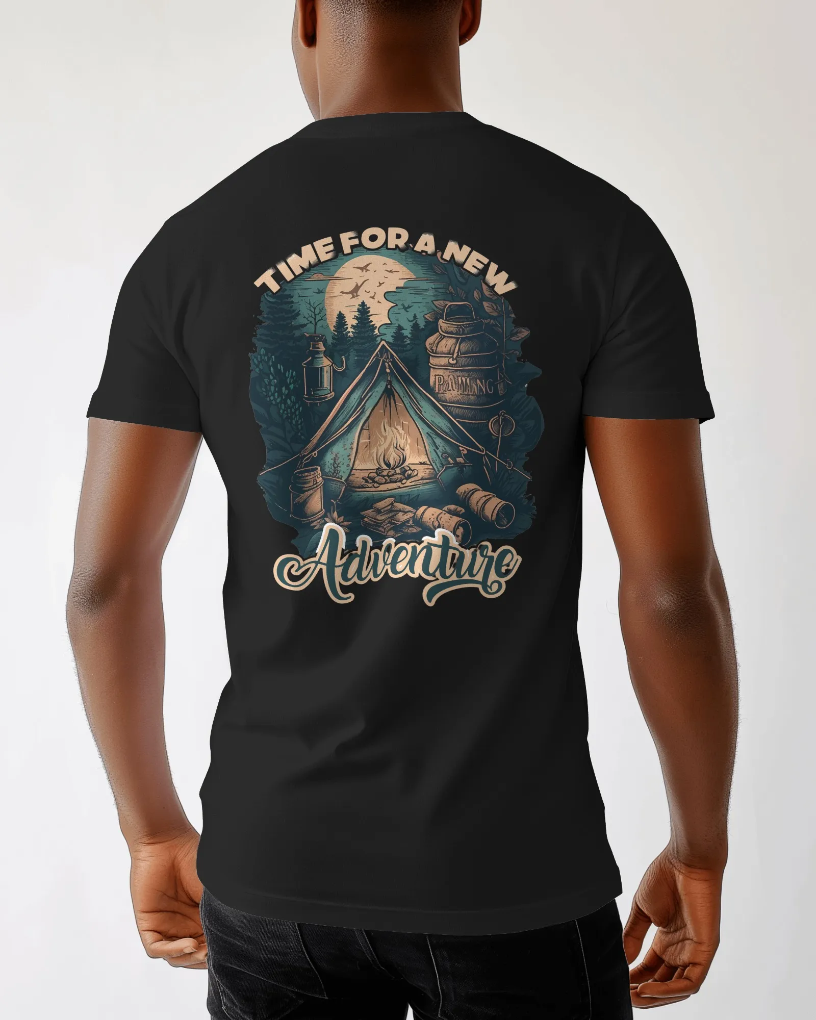 Time for a New Adventure || Premium Streetwear Supima Half T-shirt || - Image 6