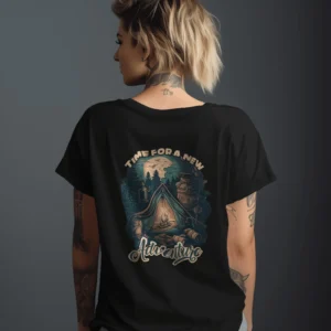 Time for a New Adventure || Premium Streetwear Supima Half T-shirt ||