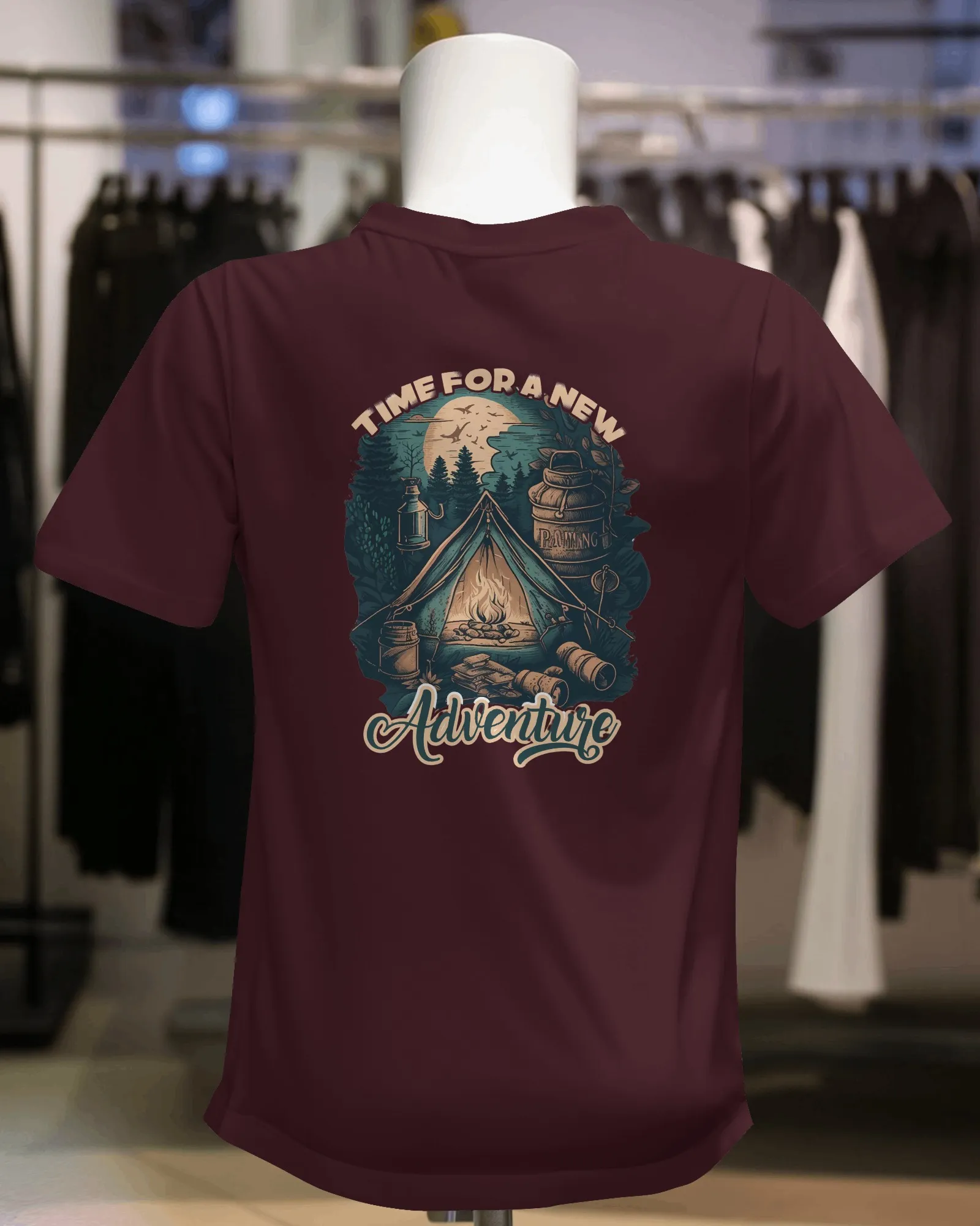 Time for a New Adventure || Premium Streetwear Supima Half T-shirt || - Image 10