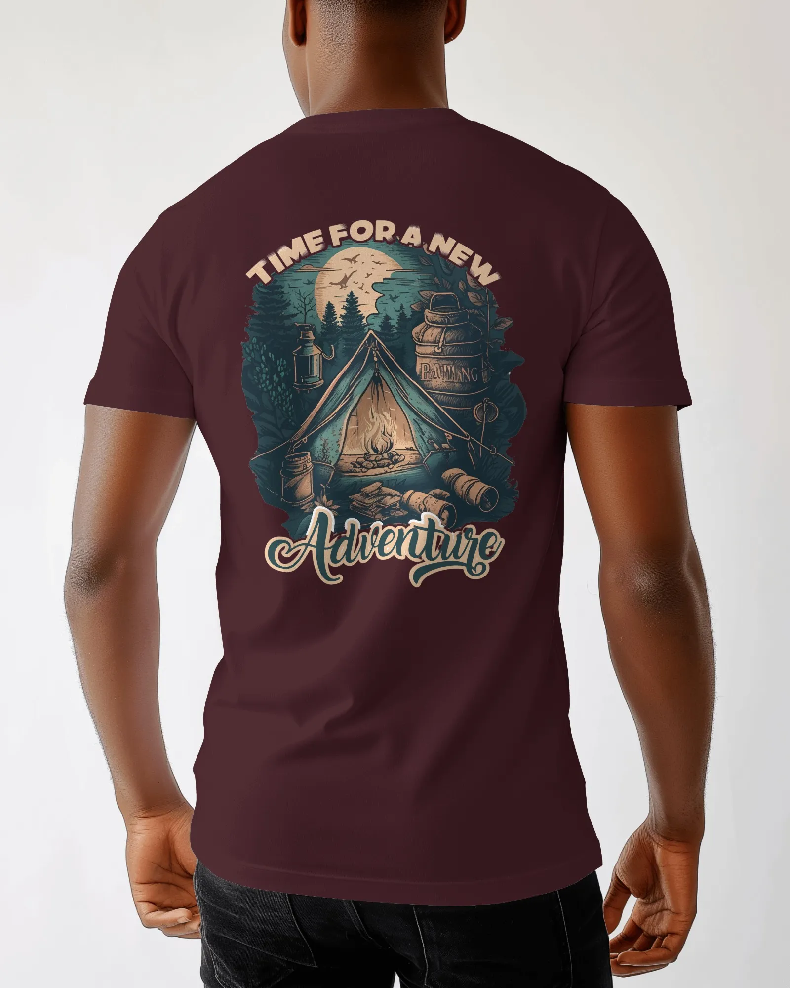 Time for a New Adventure || Premium Streetwear Supima Half T-shirt || - Image 12