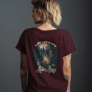 Time for a New Adventure || Premium Streetwear Supima Half T-shirt ||