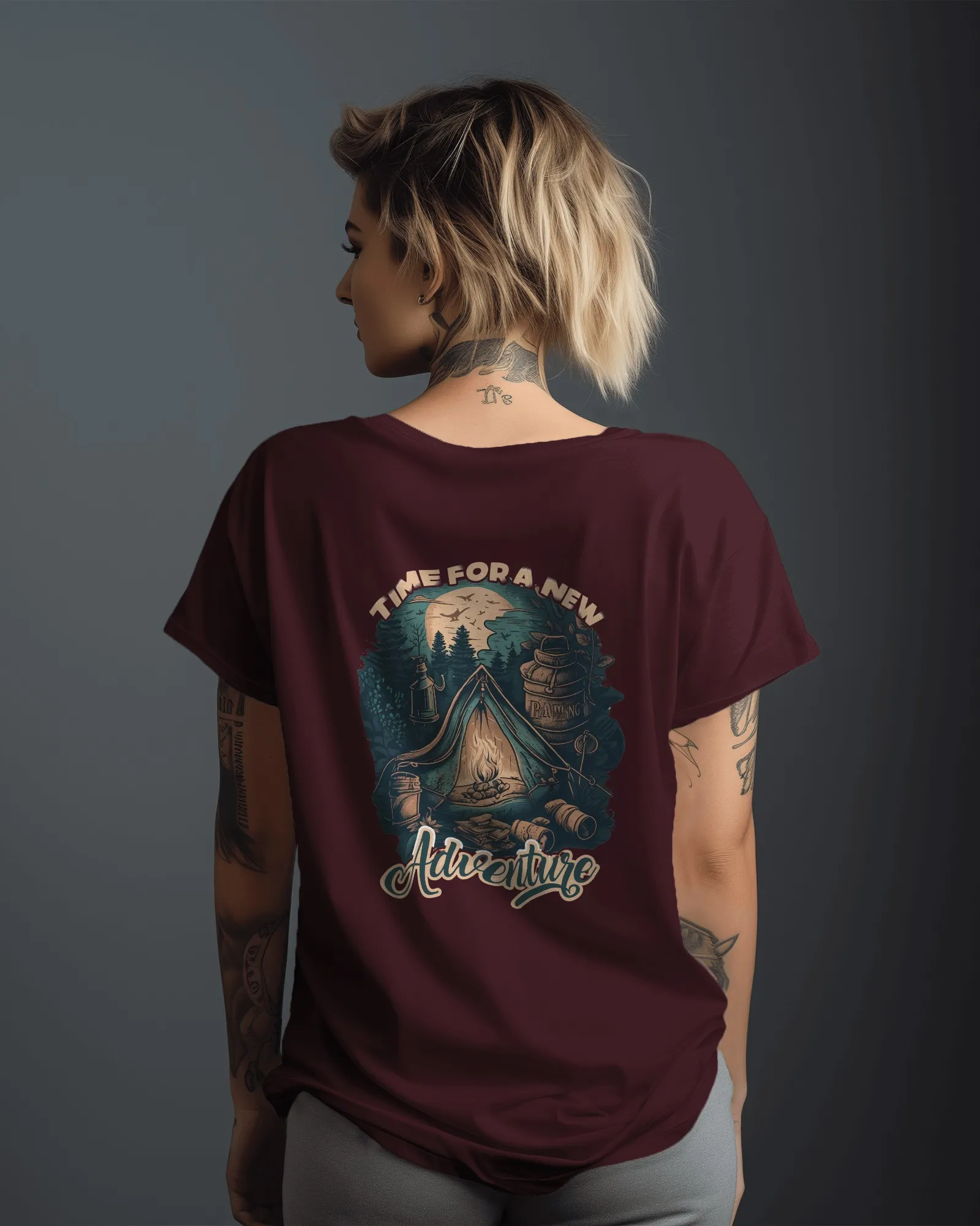 Time for a New Adventure || Premium Streetwear Supima Half T-shirt || - Image 14